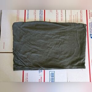 Wild Fable cropped tube top in olive green, Large (WF1)